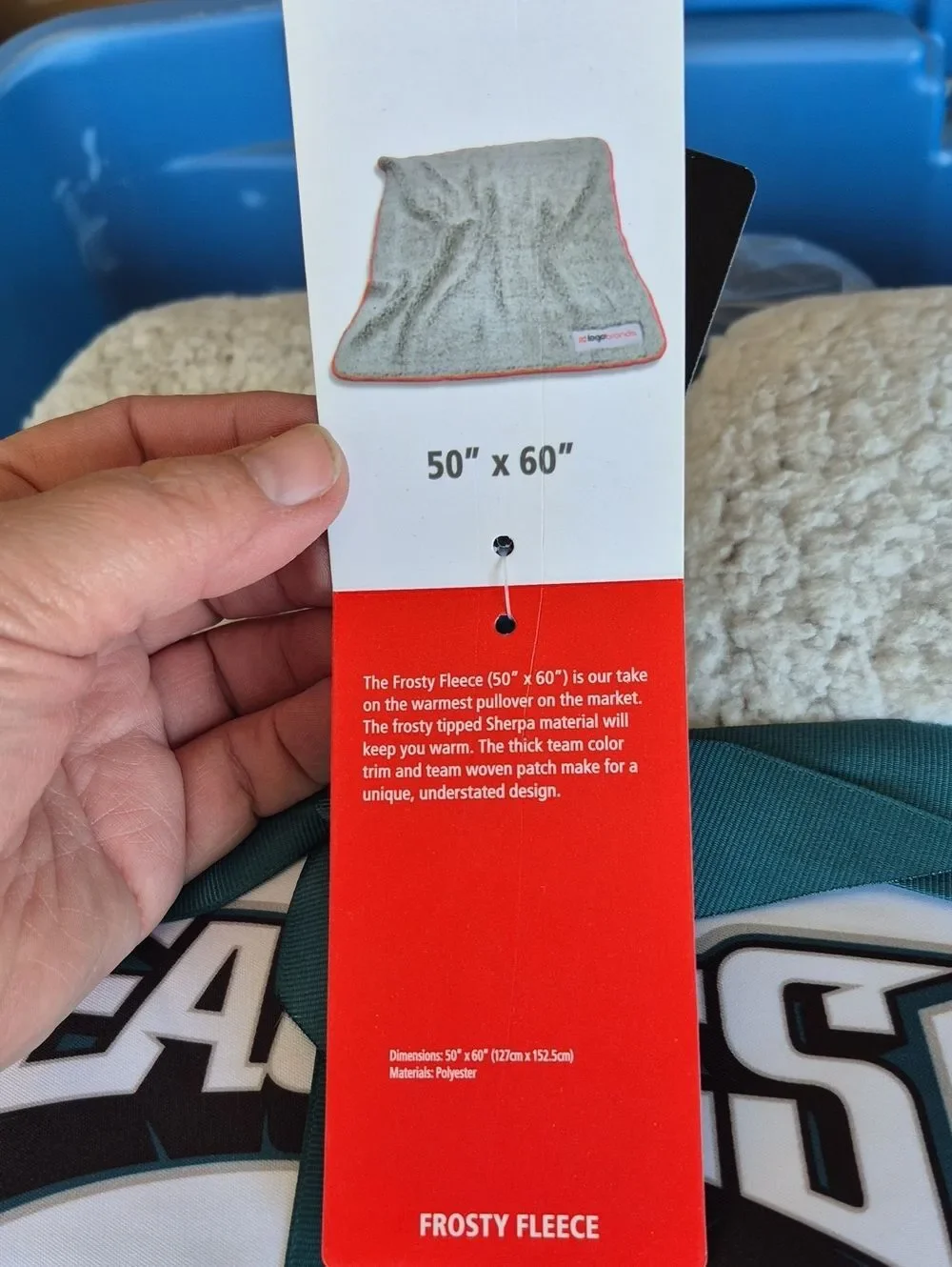 Philadelphia Eagles NFL Sherpa Blanket